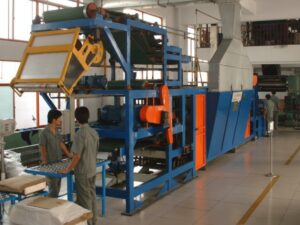 industrial rubber mixing line machinery factory conveyor