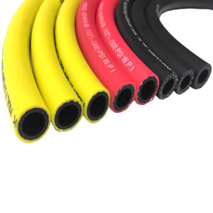 1/2 inch 300 PSI working pressure marking on industrial rubber air hose