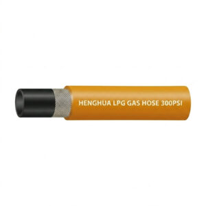 HENGHUA LPG gas hose 300PSI label showing working pressure rating for LNG LPG Hose industrial application
