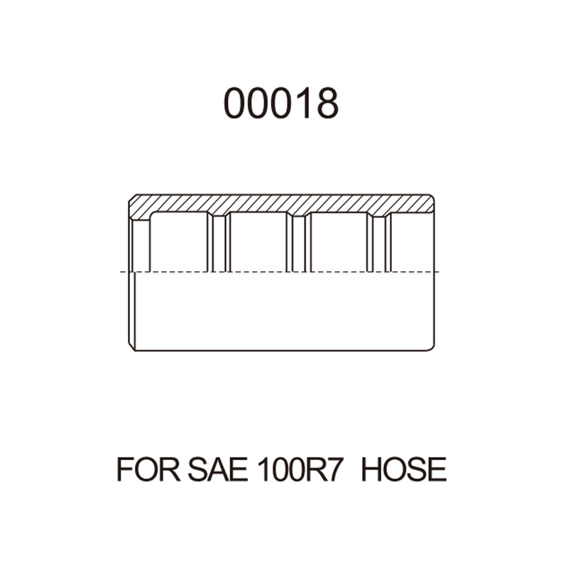 00018 Hose Ferrule for SAE 100 R7 Thermoplastic Hose