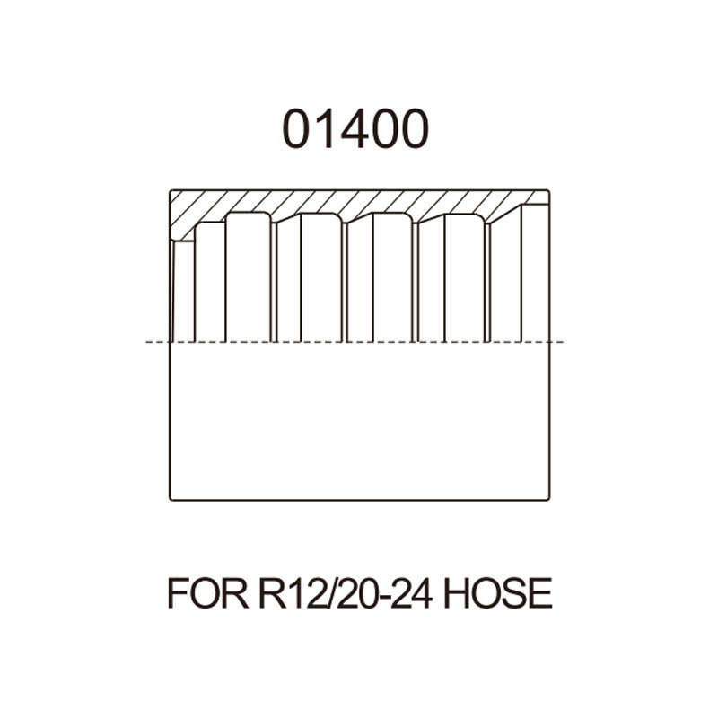 01400 Hose Ferrule for SAE 100 R12/20-24 Hose
