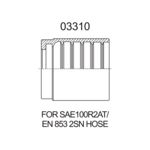 03310 Hose Ferrule for SAE 100 R2AT/EN 853
