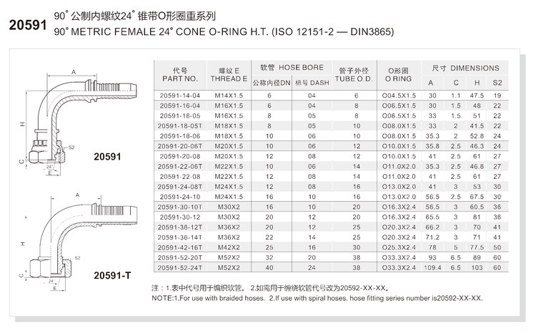 90 degree elbow metric female 24 degree cone o ring heavy series hydraulic hose fitting 20591 series spec