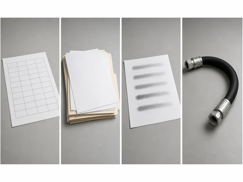 Audit workflow moving from the capability matrix to the document pack, the scored questionnaire, and a sample run
