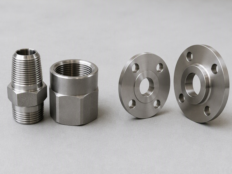 Thread families and flange pressure series that must match on both sides of a chemical hose assembly joint