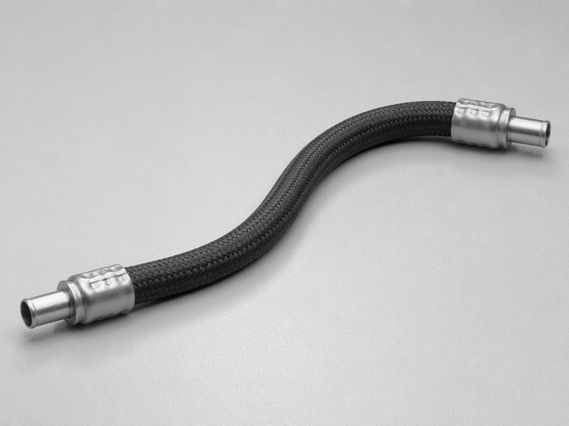 HENGHUA 1/2 inch textile braided air hose assembly with crimped fittings for air motor installations